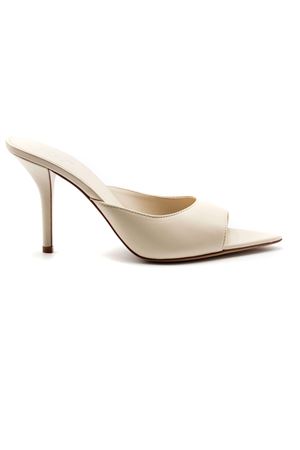 Ivory leather Perni 04 mules GIA BORGHINI | PERNI042010